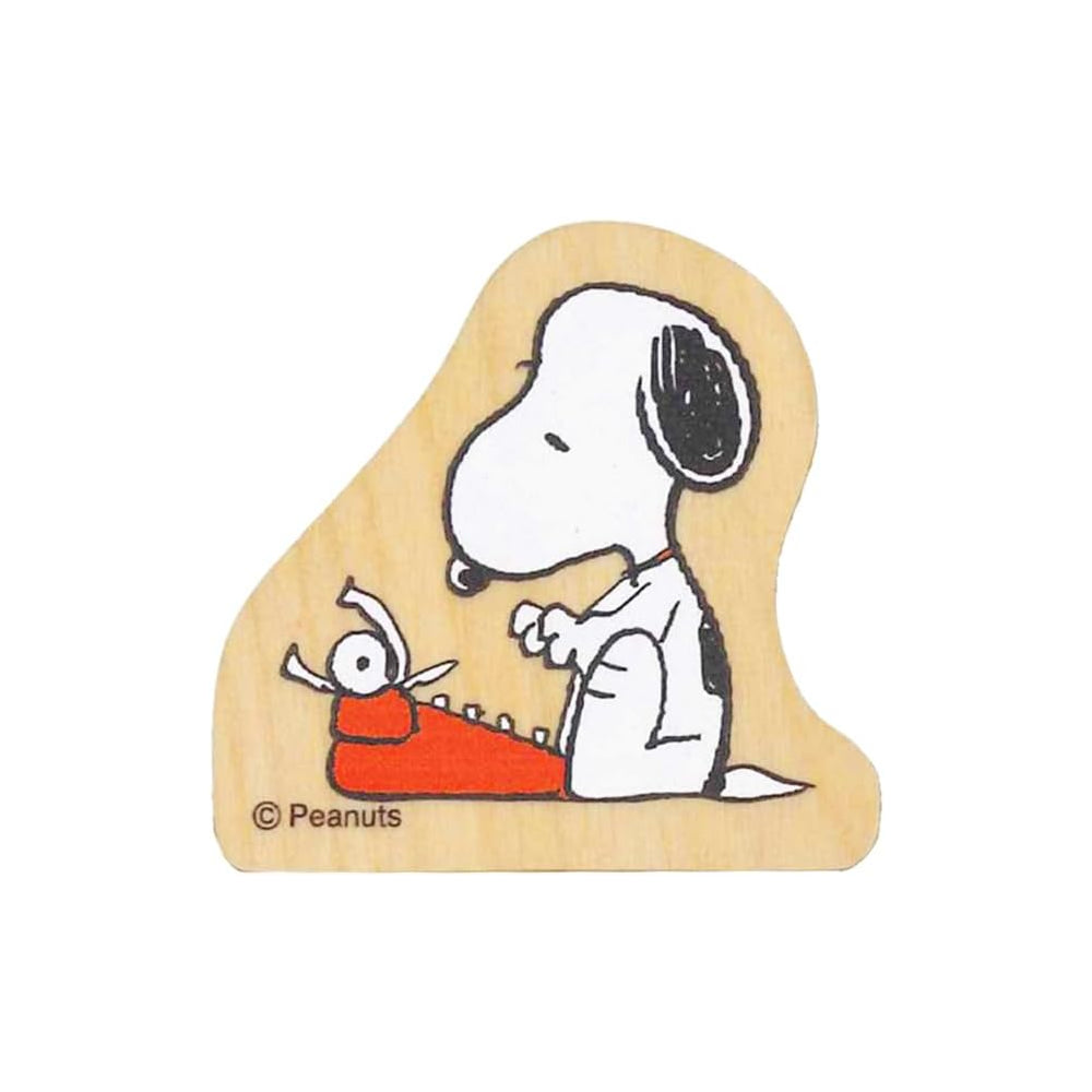 KODOMO NO KAO PEANUTS Snoopy Wood Piece Stamp