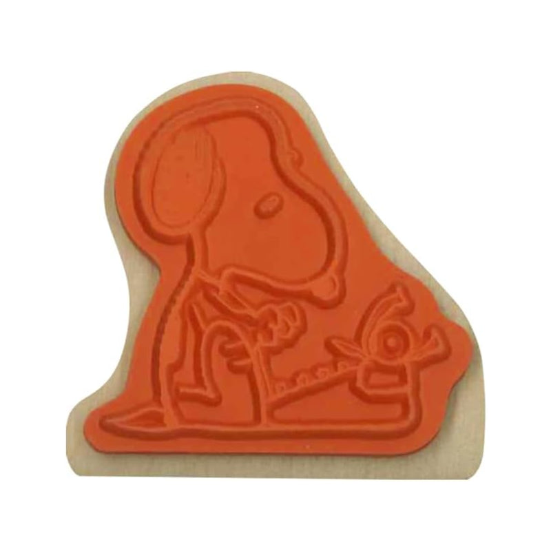 KODOMO NO KAO PEANUTS Snoopy Wood Piece Stamp