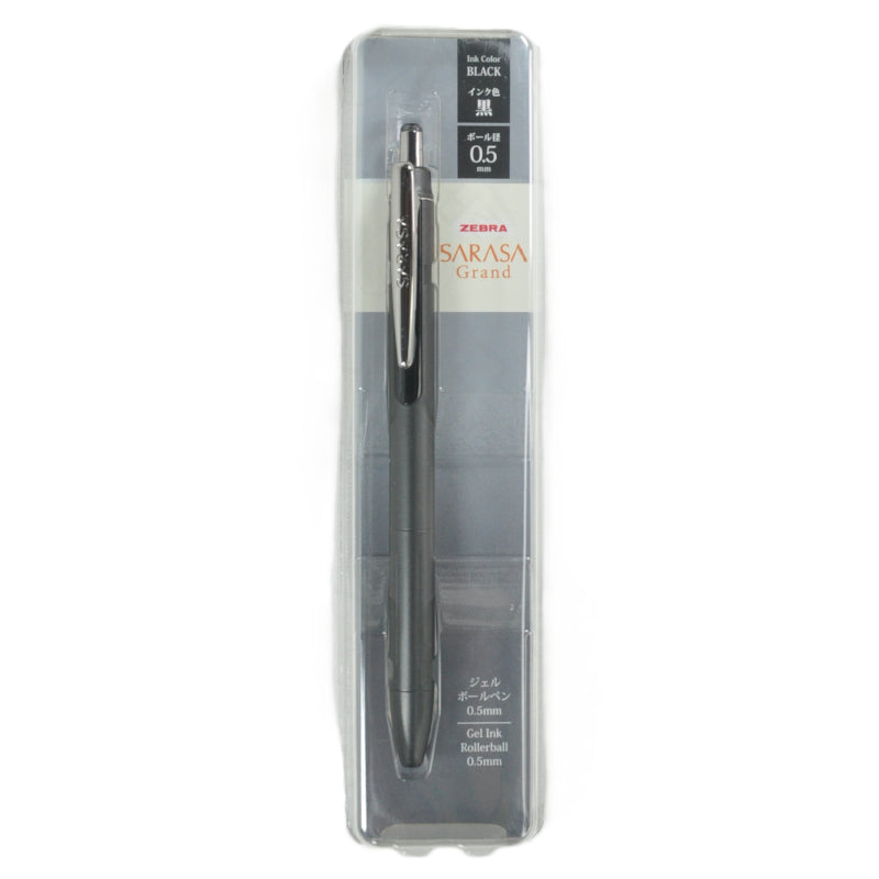 Zebra SARASA Grand 0.5mm Water-Based Waterproof Black Gel Ink Rollerball Pen