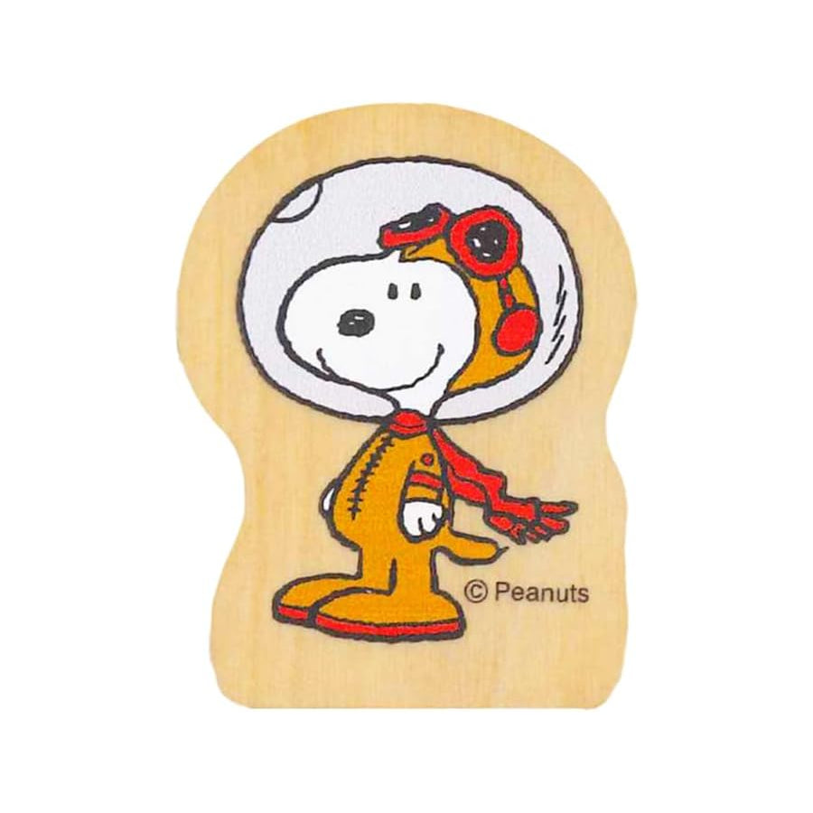 KODOMO NO KAO PEANUTS Snoopy Wood Piece Stamp