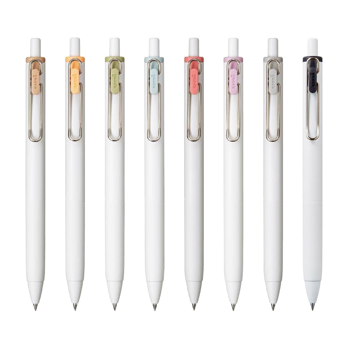 Uni one FIKA COLOR 0.38mm Gel Pens (Pack of 8)