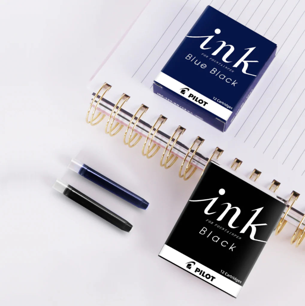 Pilot Fountain Pen Water-based Ink Cartridges (4-Colour Set)