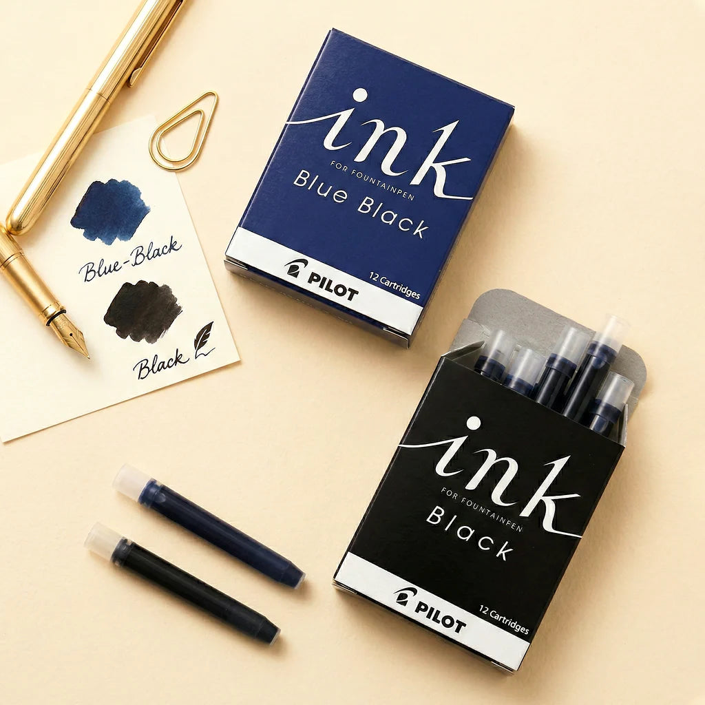 Pilot Fountain Pen Water-based Ink Cartridges (4-Colour Set)