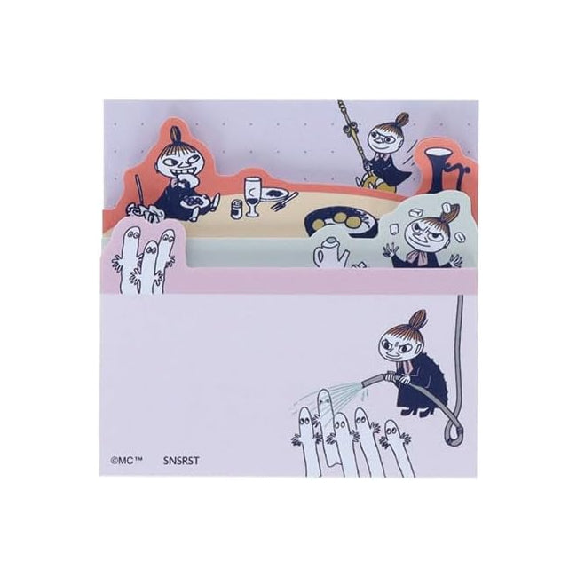 Sun-Star Bandai Namco Moomin Daily Life Die-Cut Sticky Track Memo (60 Sheets)
