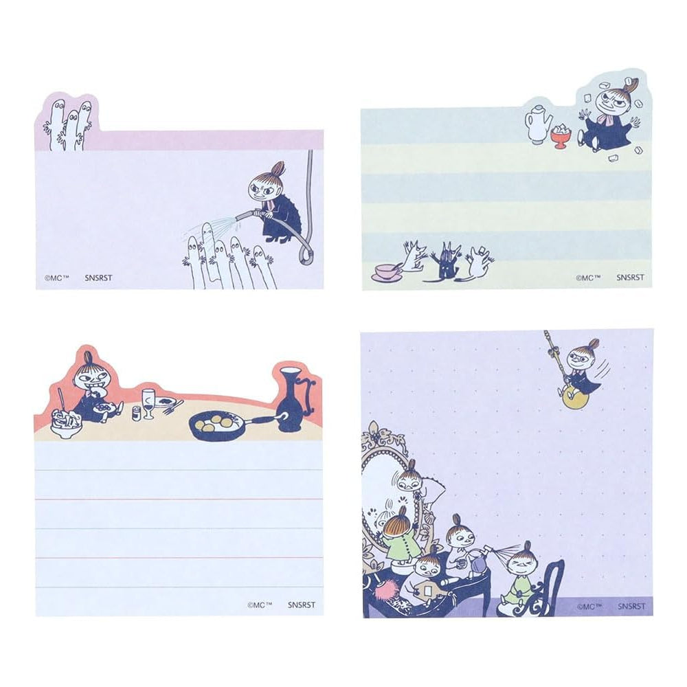 Sun-Star Bandai Namco Moomin Daily Life Die-Cut Sticky Track Memo (60 Sheets)