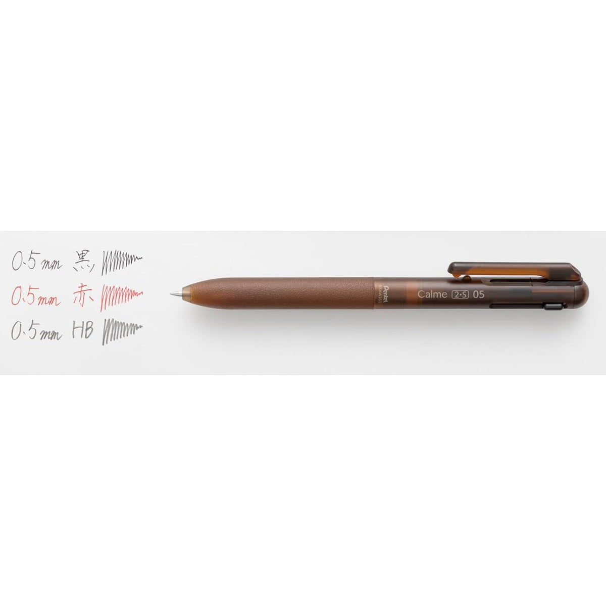 Pentel Relaxed Frost Series Calme 2S 0.5mm Multifunctional Pen