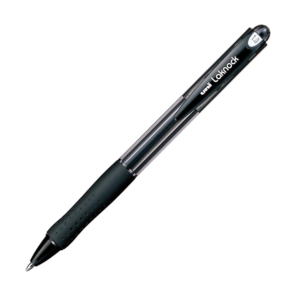 Uni Very Laknock Oil-based 1.0mm Retractable Ballpoint Pens (Pack of 10)