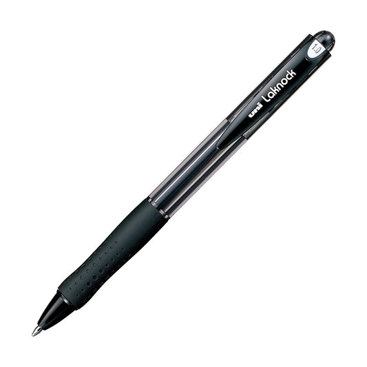 Uni Very Laknock Oil-based 1.0mm Retractable Ballpoint Pens (Pack of 10)