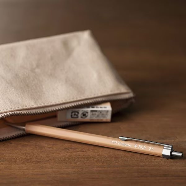 Tombow KIMONOGATARI 0.5mm Wood-Grained Hexagonal Barrel Mechanical Pencil