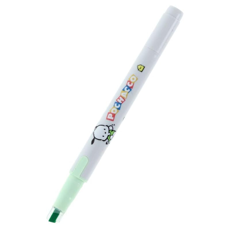 Sun-Star Sanrio KIRE-NA Twin Tip Quick-drying Highlighters (Pack of 5)