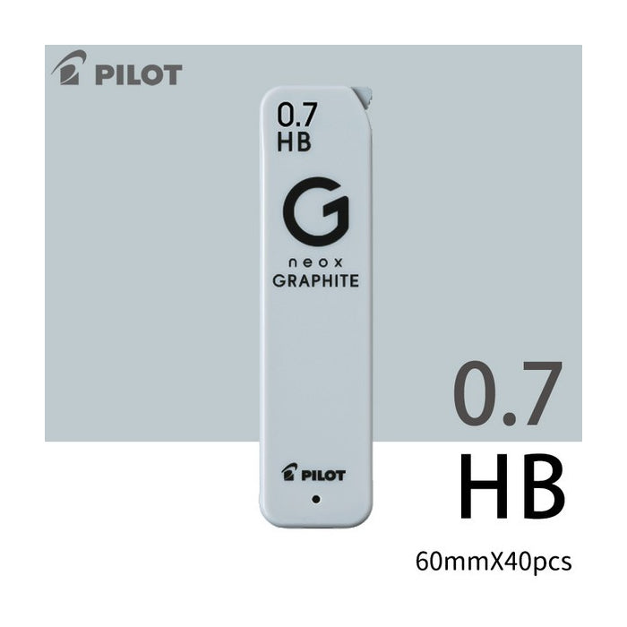 Pilot neox GRAPHITE 0.7mm High-Purity Refill Leads (40pcs per tube)