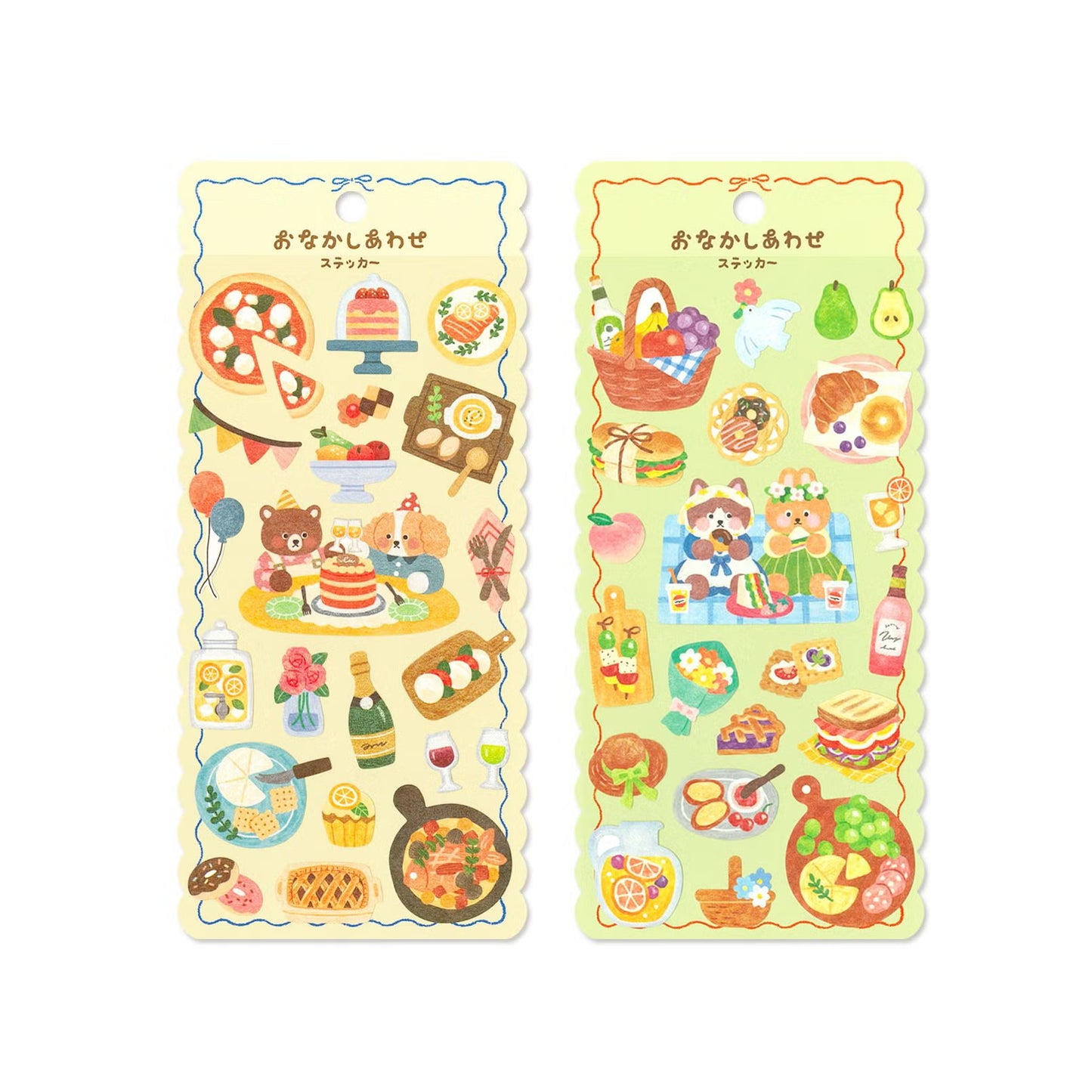 Mind Wave Happy Tummy Series Washi Deco Stickers (2 Sets)