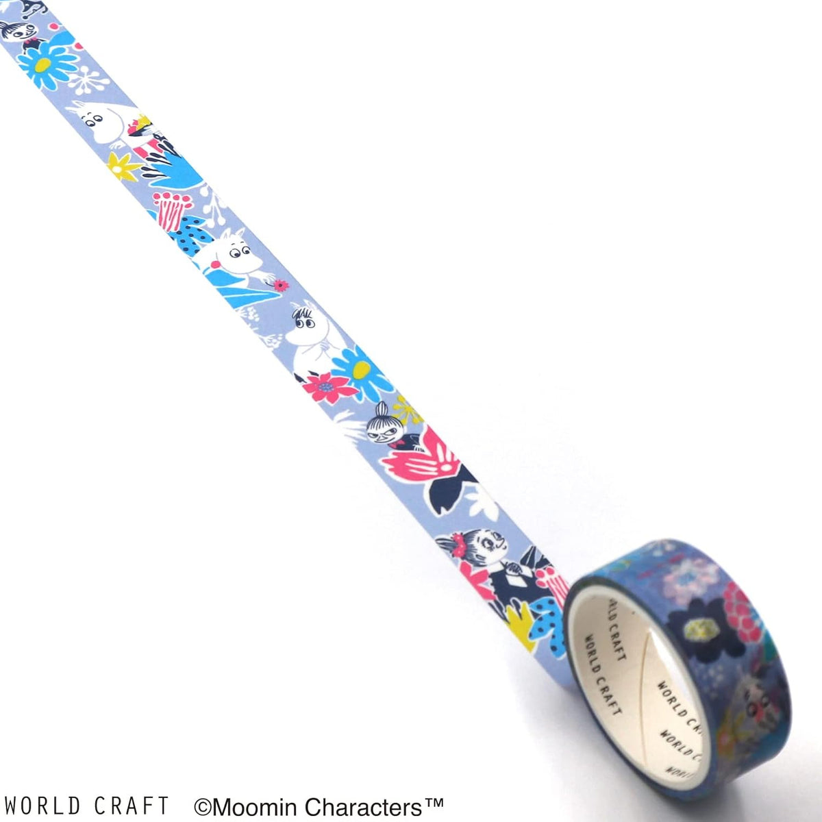 World Craft Moomin Characters Japanese Washi Masking Tape, 15mm x 5m