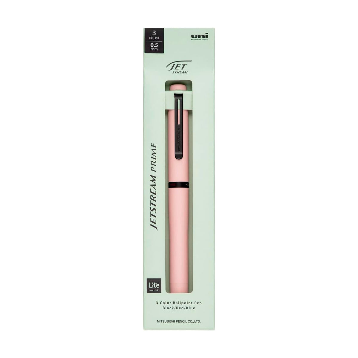 Uni Jetstream Prime Twist-Action 0.5mm 3C Lite Touch Ink Ballpoint Pen