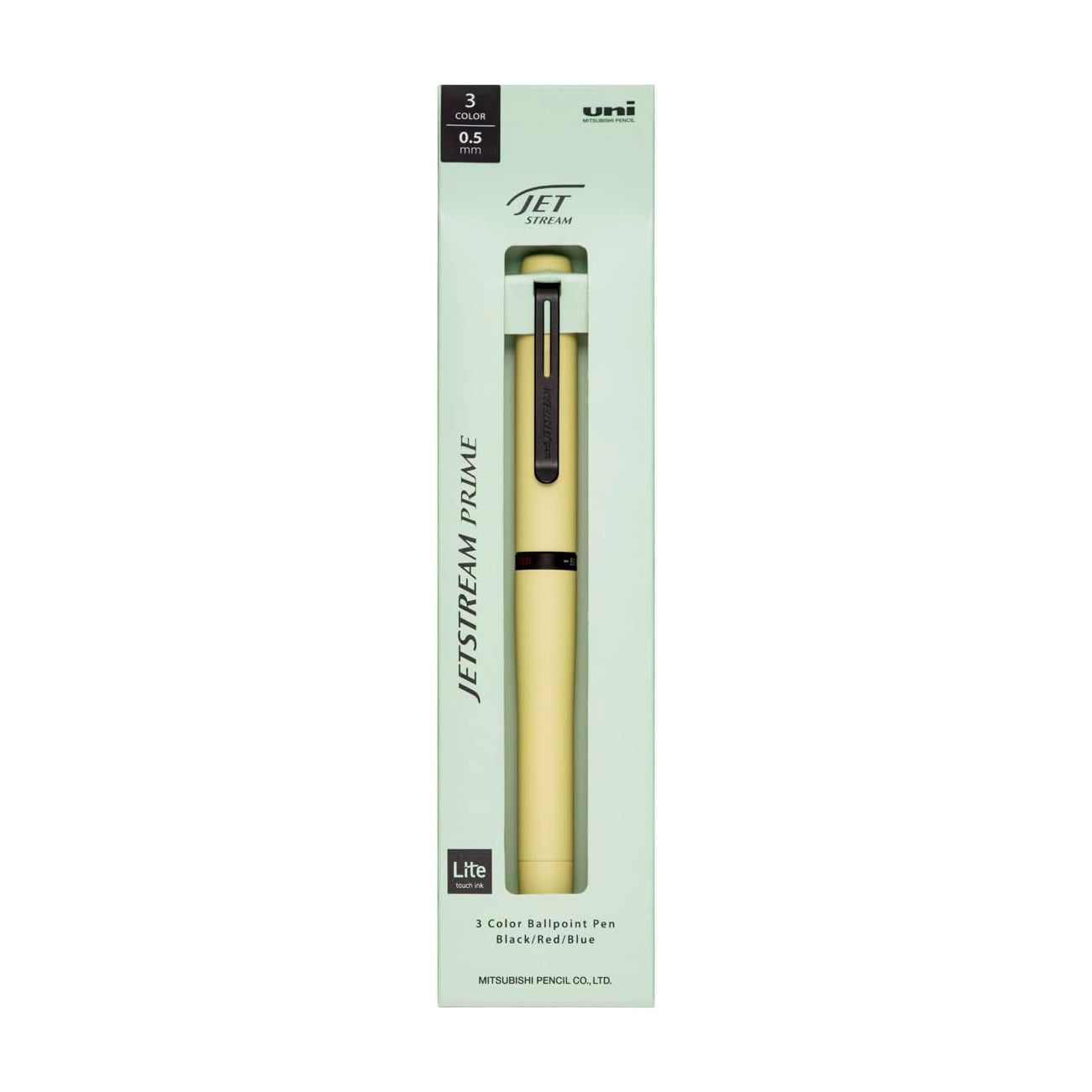 Uni Jetstream Prime Twist-Action 0.5mm 3C Lite Touch Ink Ballpoint Pen