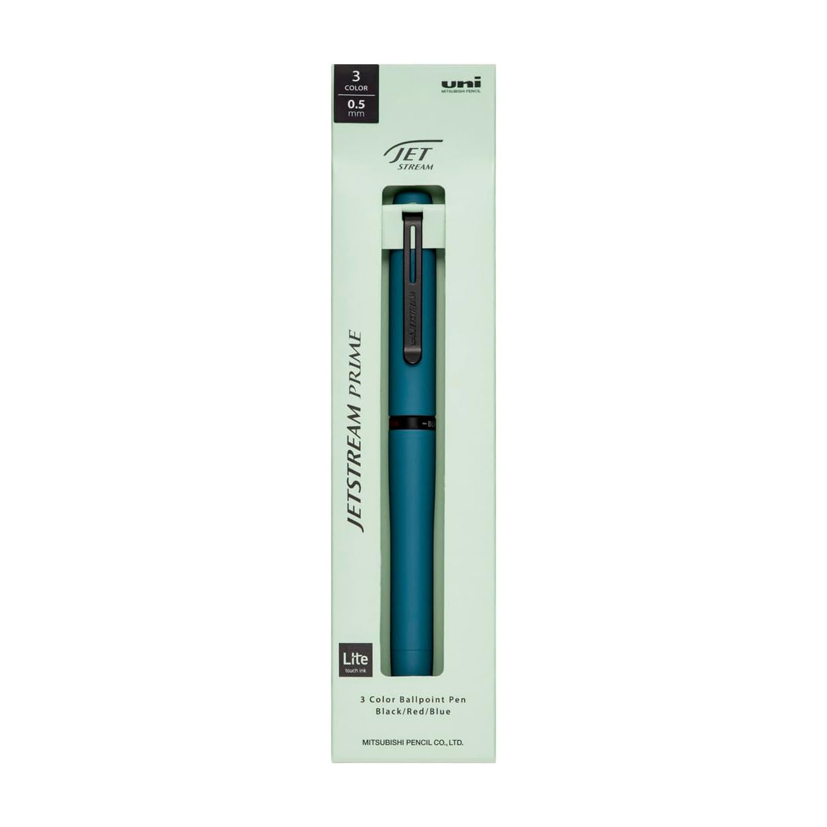 Uni Jetstream Prime Twist-Action 0.5mm 3C Lite Touch Ink Ballpoint Pen