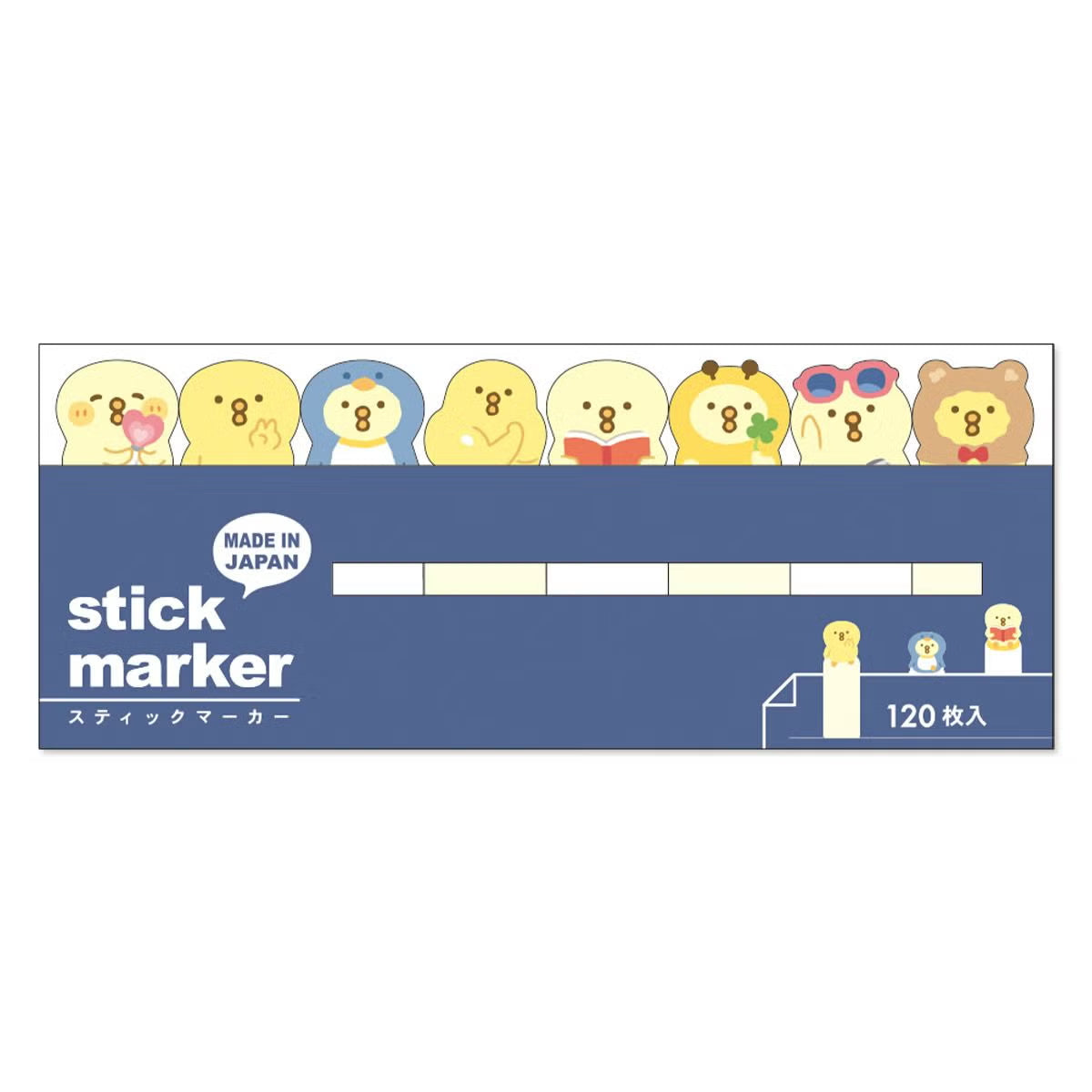 Mind Wave PIYOKOMAME Cutie Chicks Sticky Index Marker Tabs (120 sheets)