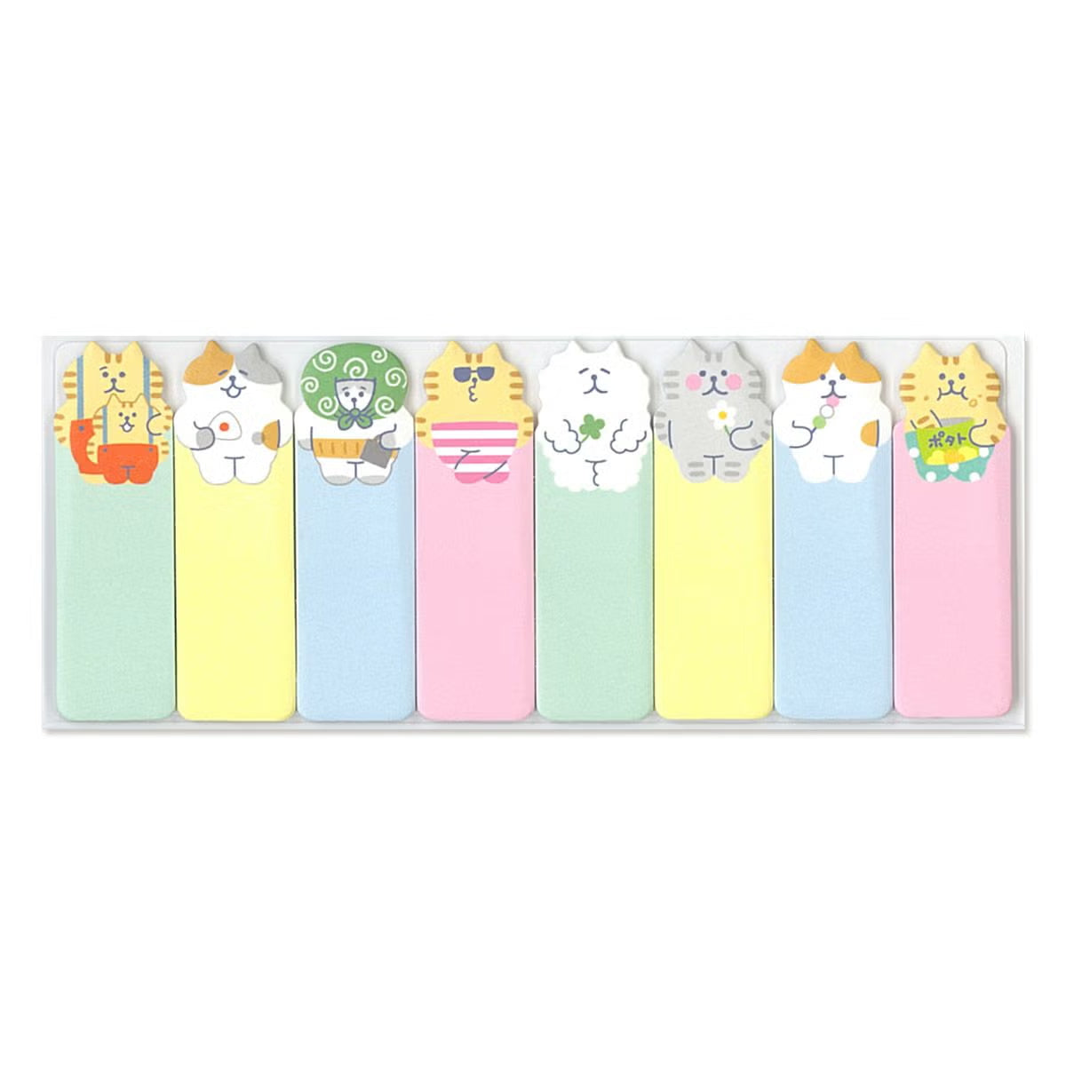 Mind Wave Gorogoro Nyansuke Cutie Cats Sticky Index Tabs 2-Pack Set (240 Sheets)