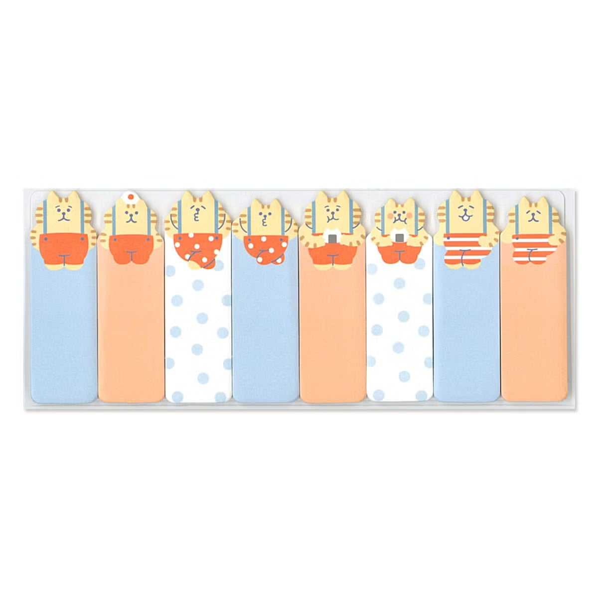 Mind Wave Gorogoro Nyansuke Cutie Cats Sticky Index Tabs 2-Pack Set (240 Sheets)