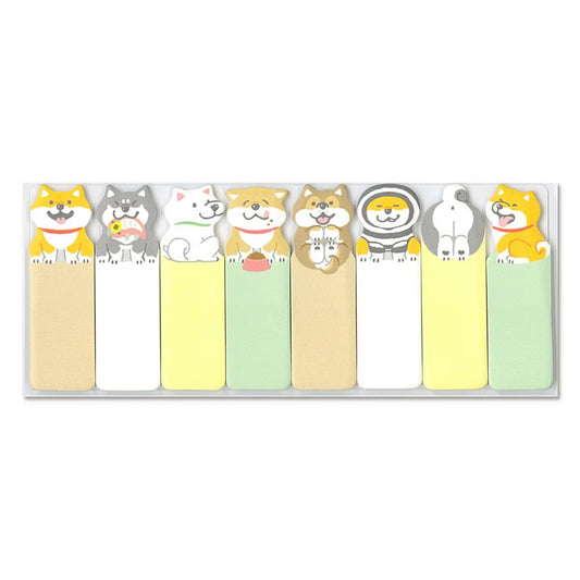 Mind Wave Shibanban Cutie Shiba Sticky Index Tabs 2-Pack Set (240 Sheets)