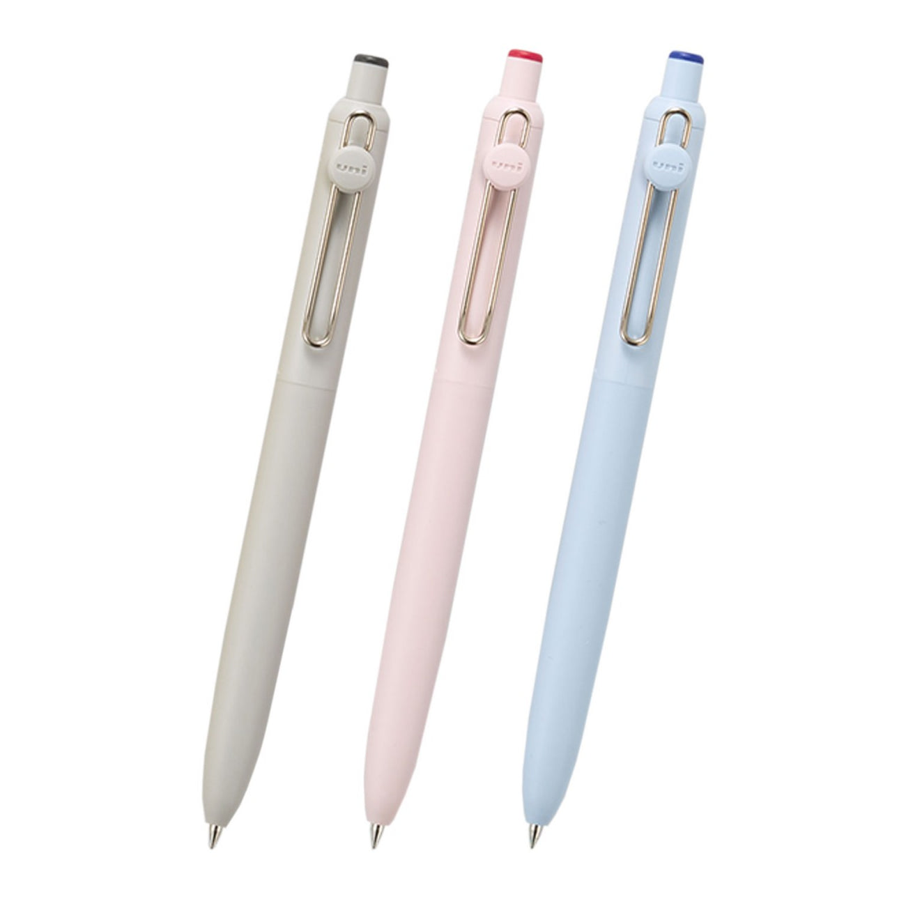 Uni ZENTO Basic 0.7mm Water-Based Black Blue Red Ballpoint Pen (Pack of 3)