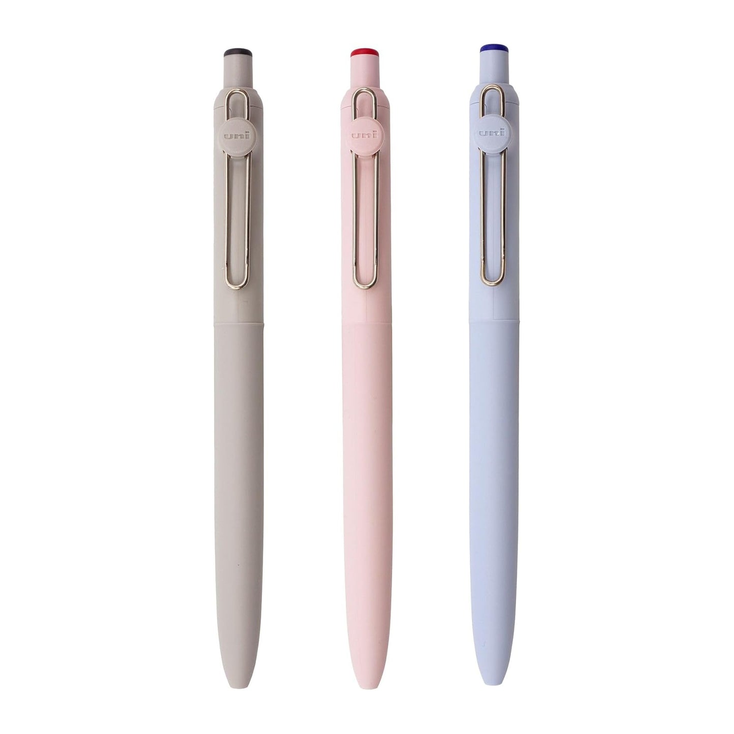 Uni ZENTO Basic 0.7mm Water-Based Black Blue Red Ballpoint Pen (Pack of 3)