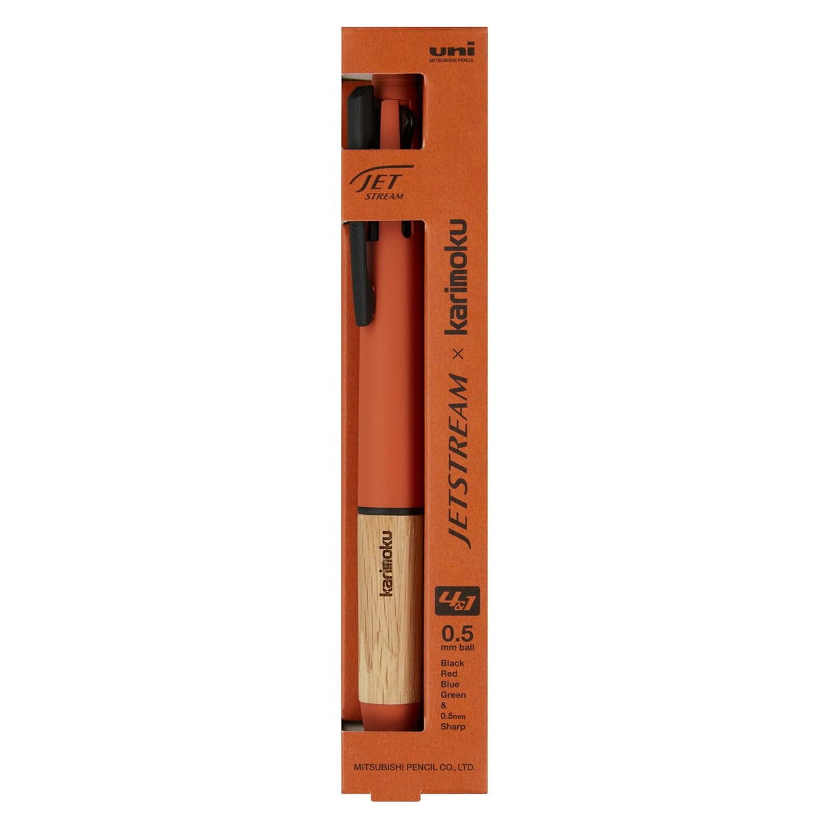 Uni JETSTREAM × karimoku 0.5mm 4&1 Multifunctional Pen