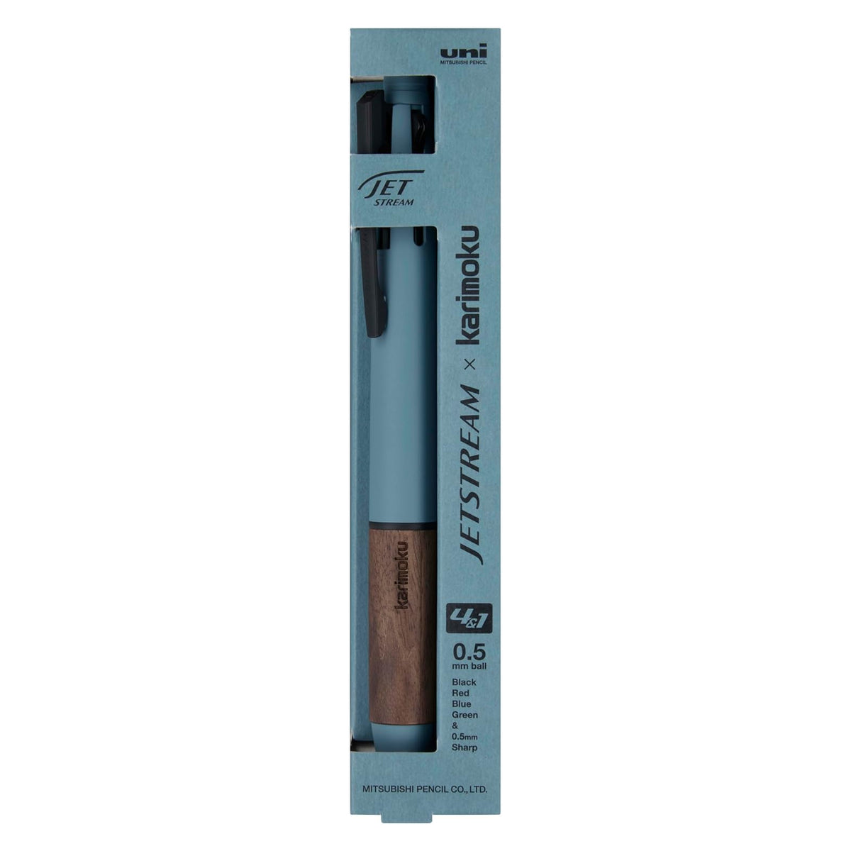 Uni JETSTREAM × karimoku 0.5mm 4&1 Multifunctional Pen