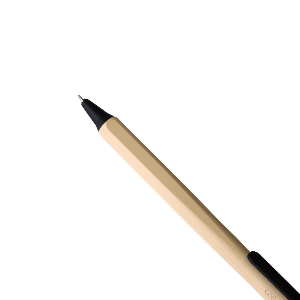 OHTO GS02 Quick Drying 0.5mm Hexagonal Grip Black Ink Roller Gel Pen