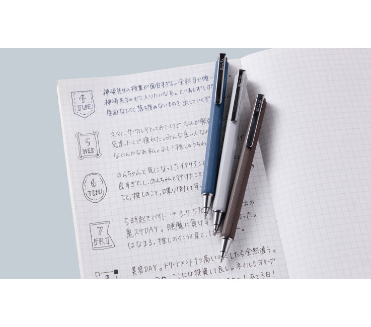 Sakura Ballsign iD 0.4mm Hexagonal Barrel Ballpoint Pens (Pack of 6)