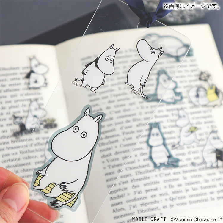 World Craft Moomin Face Series Die-cut Flake Stickers,12 Designs, 36pcs