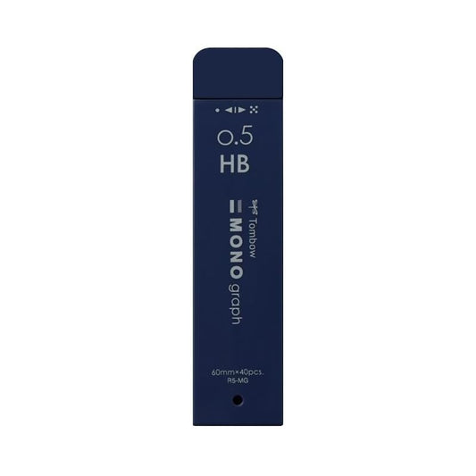 Tombow MONO graph MG 0.5mm HB Refill Leads (40 leads per tube)
