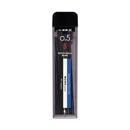 Tombow MONO graph MG 0.5mm B Refill Leads (40 leads per tube)