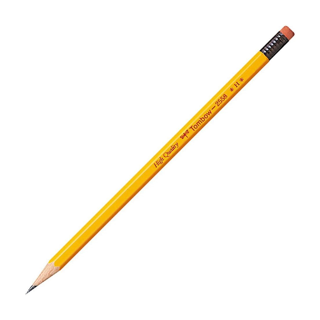 Tombow High Quality Hexagon Axis Eraser Tip Pencils (Pack of 12)