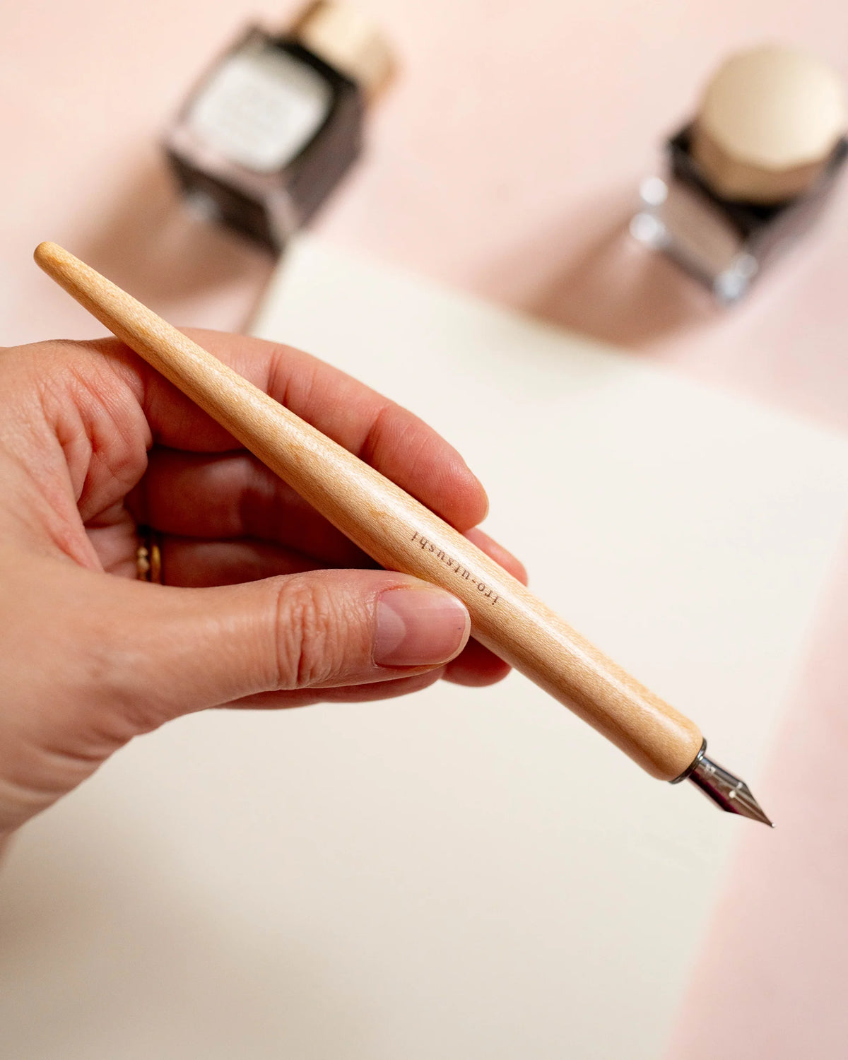 Pilot iro-utsushi Dip Pen (Fine Point), Wood Barrel