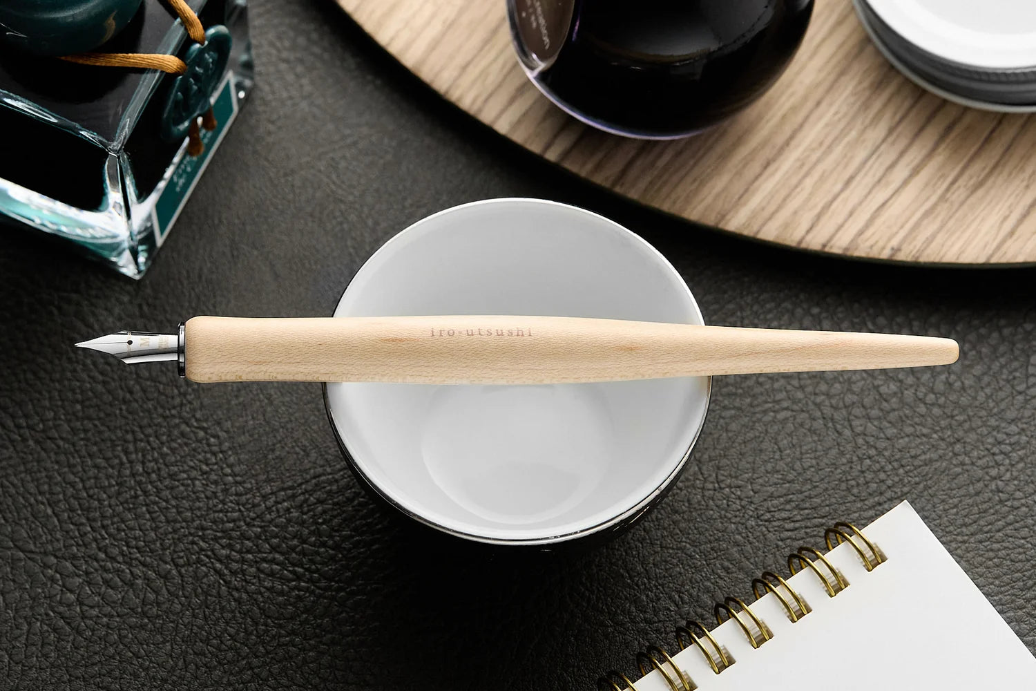 Pilot iro-utsushi Dip Pen (Medium Point), Wood Barrel