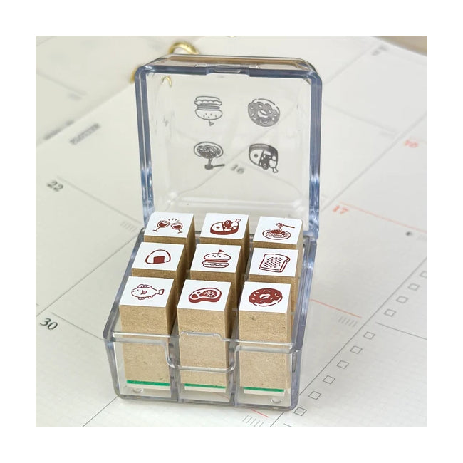Beverly Planner Companion Mini Wood Stamp Set
