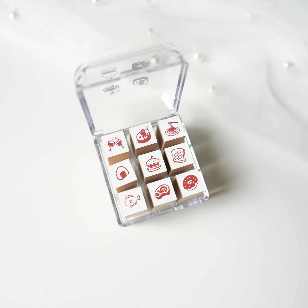 Beverly Planner Companion Mini Wood Stamp Set