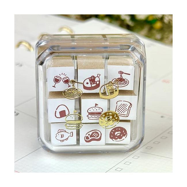 Beverly Planner Companion Mini Wood Stamp Set