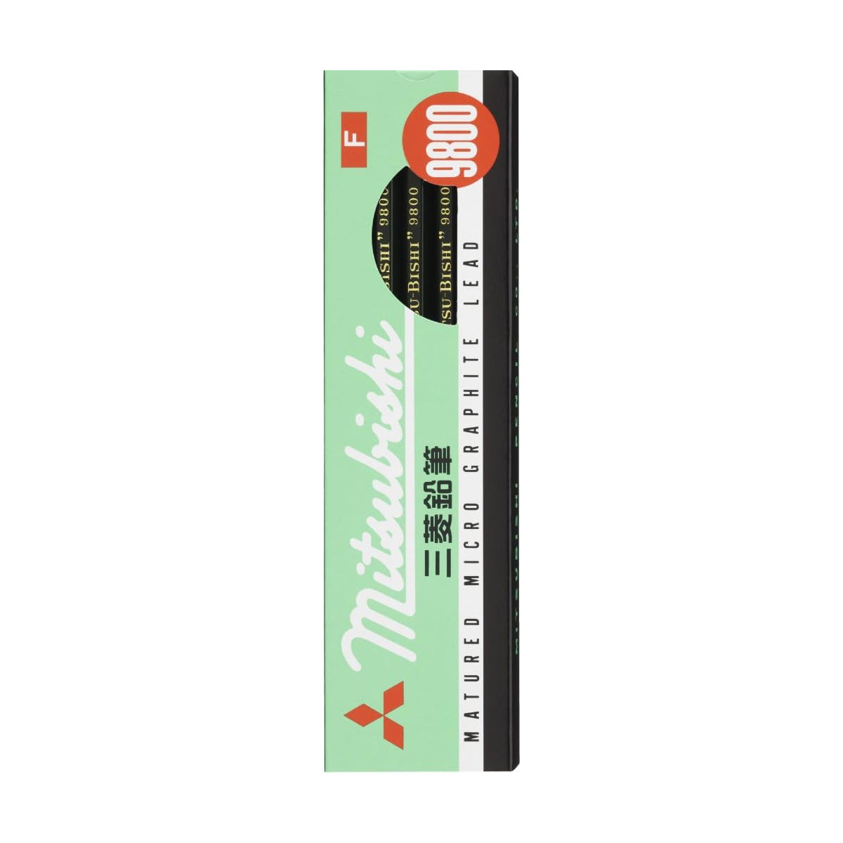 Uni 9800 Hexagon Axis Mitsubishi Pencils (Pack of 12)