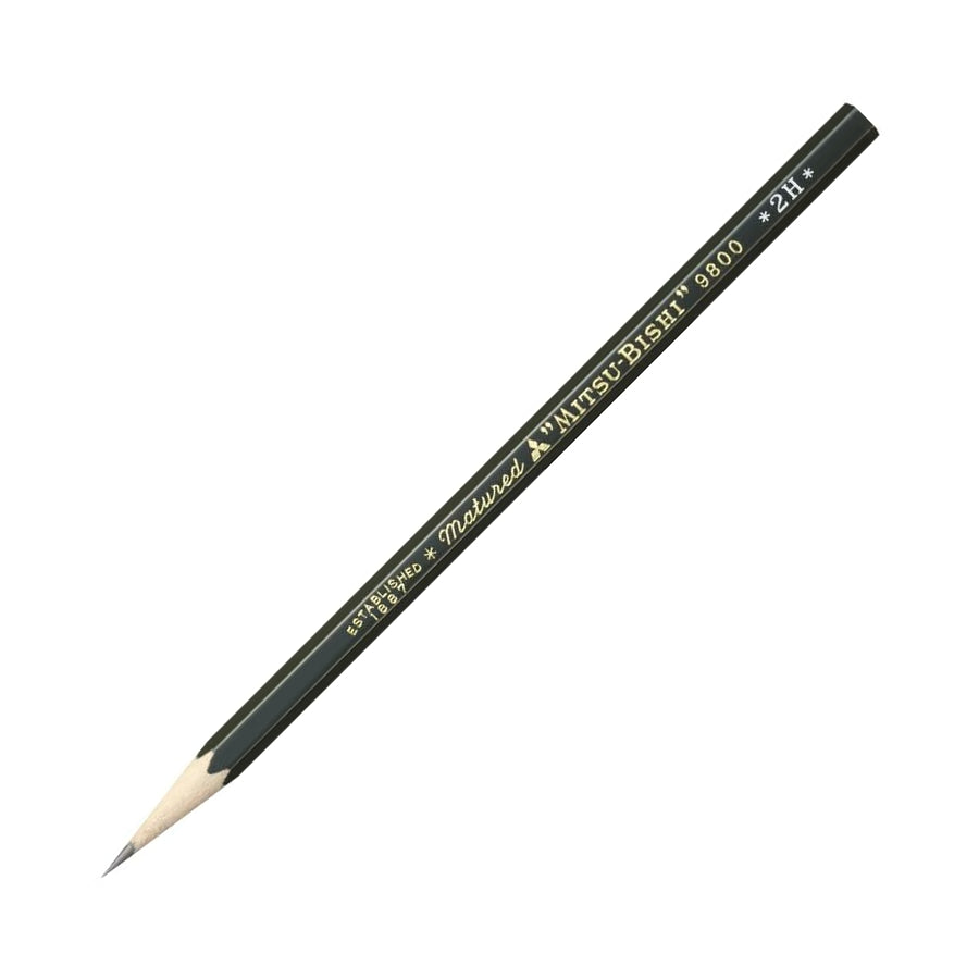 Uni 9800 Hexagon Axis Mitsubishi Pencils (Pack of 12)