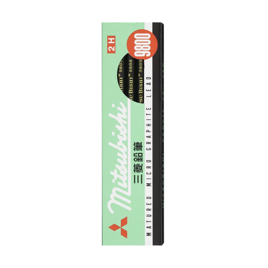 Uni 9800 Hexagon Axis Mitsubishi Pencils (Pack of 12)