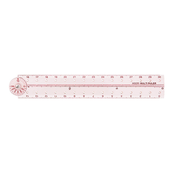 MIDORI Designphil 30cm Folding Multi Ruler