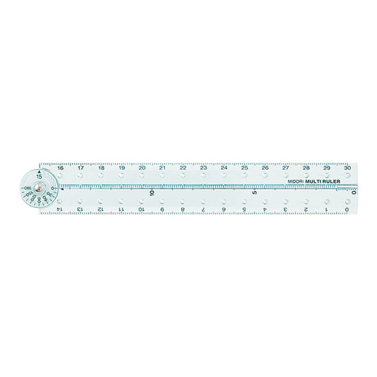 MIDORI Designphil 30cm Folding Multi Ruler