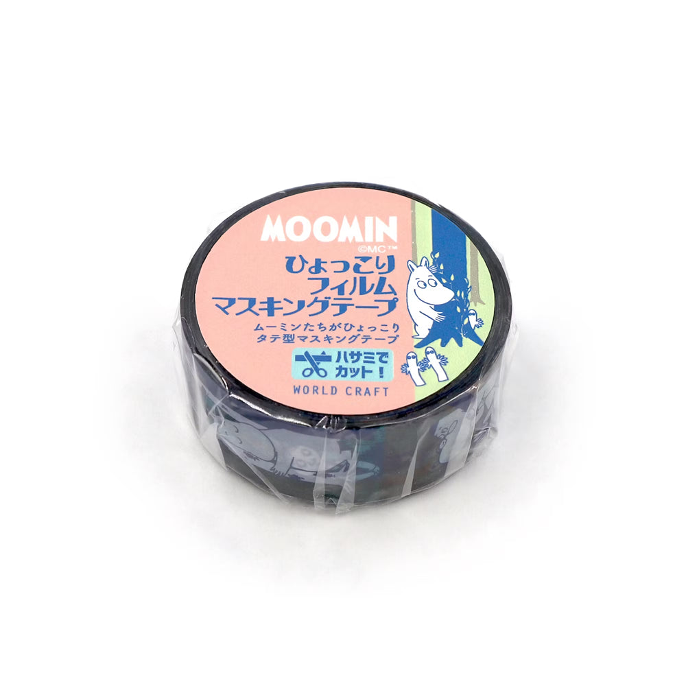 World Craft Moomin Characters Clear Film Masking Tape, 15mm x 5m