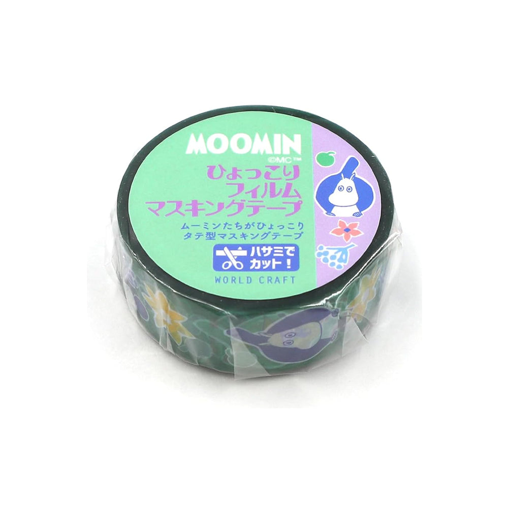 World Craft Moomin Characters Clear Film Masking Tape, 15mm x 5m