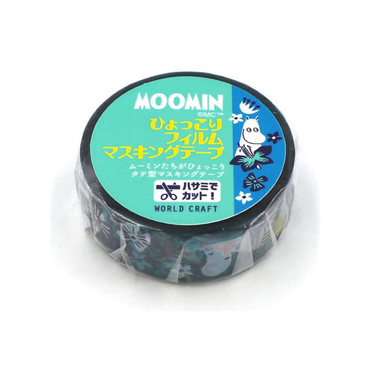 World Craft Moomin Characters Clear Film Masking Tape, 15mm x 5m