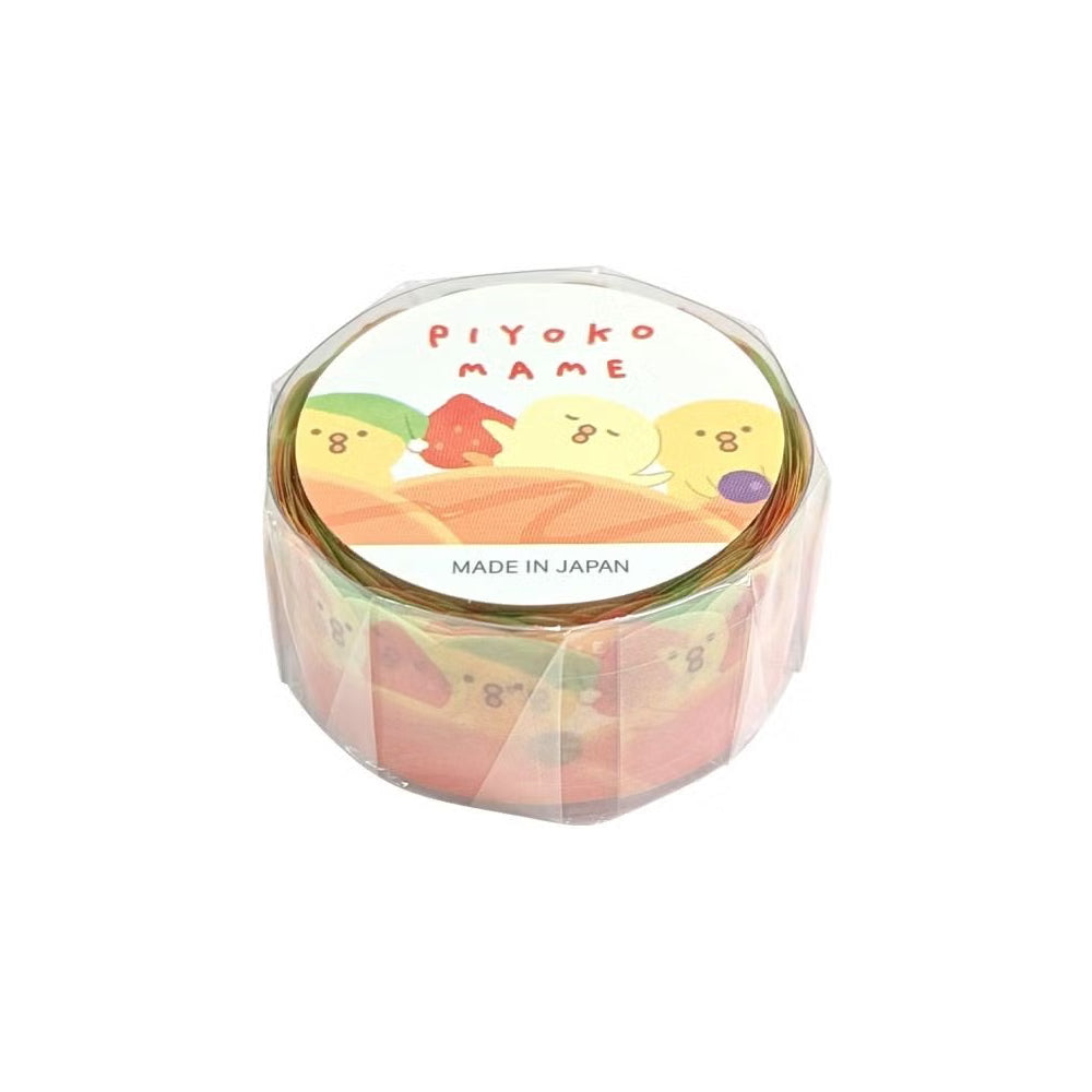 Mind Wave Piyokomame Die Cut Japanese Washi Masking Tape, 18mm x 5m
