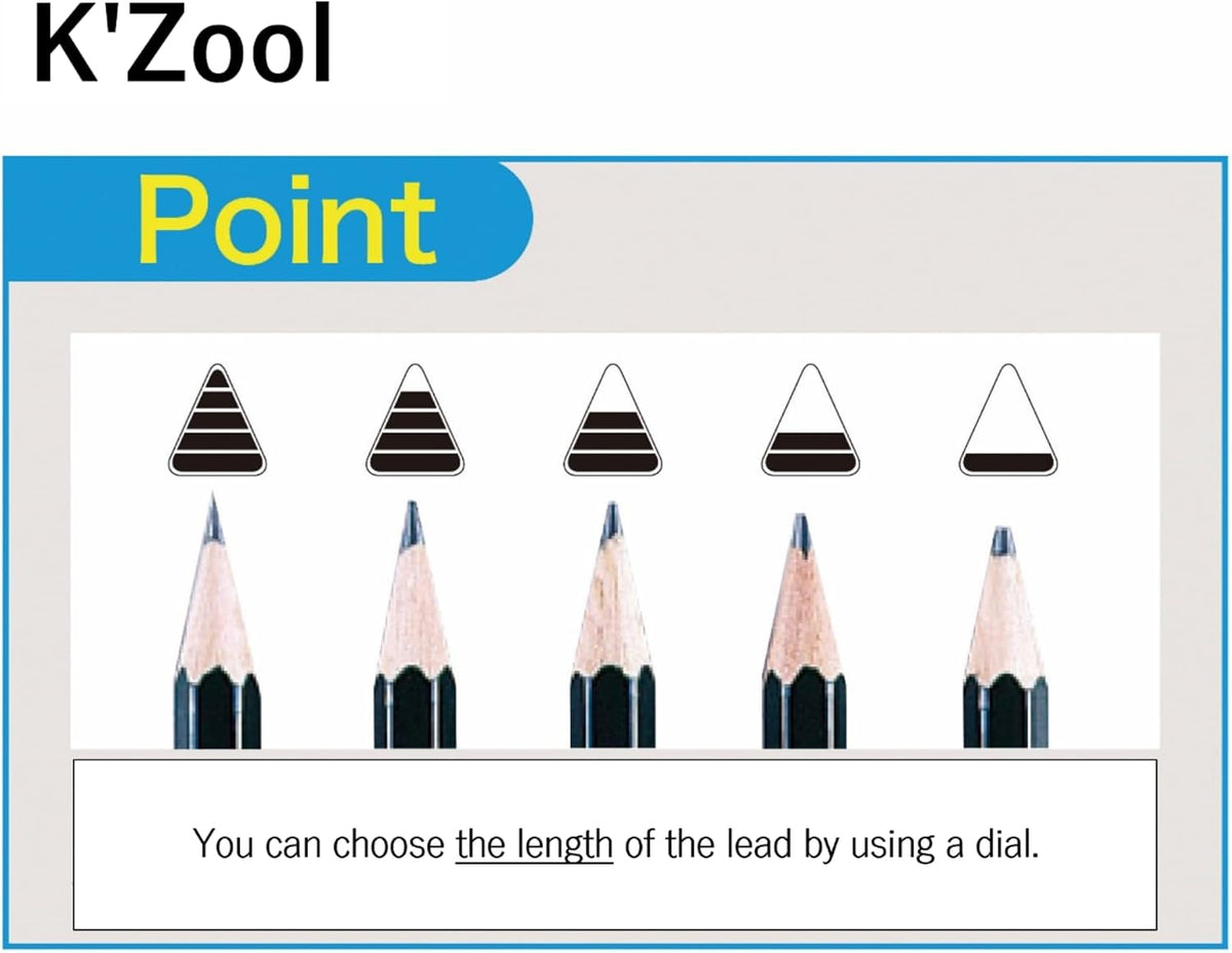 Kutsuwa K`ZOOL Multi Pencil Sharpener