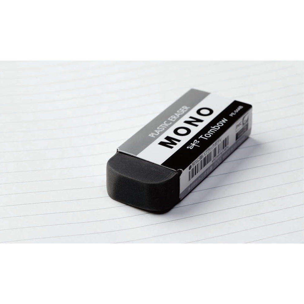 Tombow MONO Black Plastic Erasers (Pack of 3)